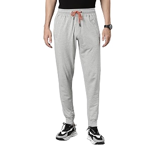 BUZZ Standard Men Athleisure Slim Fit Solid
