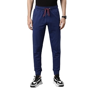 BUZZ Standard Men Athleisure Slim Fit Solid