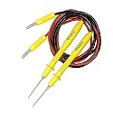 BUZZSAW Extra Long Pins Test Leads Probe Replacement Pair Cable for Digital Multimeter