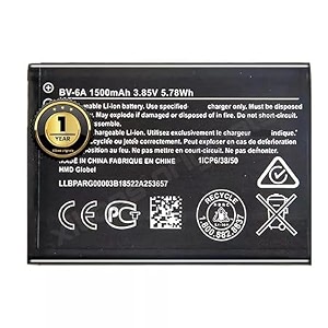 bv-6a battery for nokia 8110 4g  banana 2060 3606 5250 c5-03 1500mah battery with 1 year warranty s1