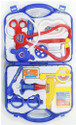 BVM GROUP Doctor Plastic Playset Kit with Foldable Suitcase, Compact Medical Accessories Toy Set Pretend Play Kit for kids,indoor game (Random Selection)