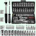 BVMART 46-Piece Mechanics Tool Kit with Ratchet