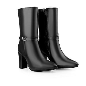 BXXY Elegant Womens Mid-Calf Office Winter Outings