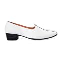 BXXY Men's 2 Inch Heel Height Increasing Traditional Slip-on Punjabi Jutti, Nagra