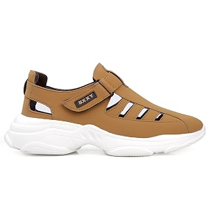 BXXY Mens Casual Roman Sandals with Light