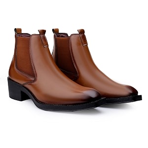 BXXY Mens Faux Leather Material Casual Formal