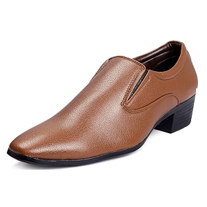 BXXY Mens Height Increasing Corporate Casual Slip-On