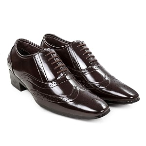 BXXY TAN Height Increasing British Full Brogue