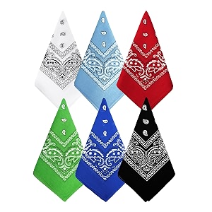 bycc bynn 3 pack 100 cotton paisley pattern bandanas face mask square scarf headwear