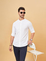 Byford by Pantaloons Men Solid Casual White