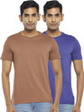 Byford by Pantaloons Solid Men Crew Neck Multicolor T-Shirt