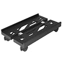 BYMECOST Adjustable PC Stand for Carpet, Computer Tower Stand with Wheels
