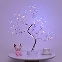 Byncceh 108LED Firefly Tree Lights -DIY Artificial Bonsai Tree Lights,USB/Battery-Powered Touch Switch Fairy Lights Tree lamp with Multi Color for Christmas Party Decoration (Color, 108L)