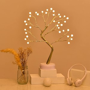 byncceh 36led pearl bonsai tree lights- diy artificial bonsai tree lights usbbattery-powered touch switch warm fairy lights tree lamp for mother39s day party decoration warm light pearl 36l