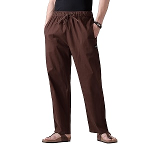 byng cotton loose fit pyjama for men  pure cotton  elasticated waistband  casual style  nightwear for men  lounge pants