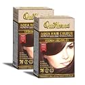 byPureNaturals QuikHenna Aqua Powder Hair Colour 4N Medium Brown 110gm- Pack of 2 | PPD &amp; Ammonia Free Beard Colour for Men | Natural Hair Colour for Women &amp; Men