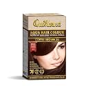 byPureNaturals QuikHenna Aqua Powder Hair Colour 3G Coffee Brown 110gm | PPD & Ammonia Free Beard Colour for Men | Natural Hair Colour for Women & Men