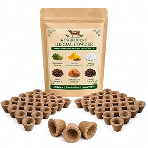 Byre Cow Dung Panchgavya Sambrani Dhuni Cups