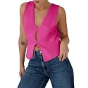 BZB Sweater Vest Women 2025 Summer Basic