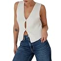 BZB Sweater Vest Women 2025 Summer Basic