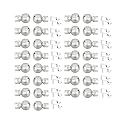 Best Range Collection Stainless Steel Glossy Matte Series Curtain Bracket Support 15 Set Door and Window Fitting 30 Pieces for 1 Inch Rod (30)