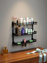 Bzcarts Black S S Bathroom Rack Shelf Organizer Wall Mounted Accessories Holder Stainless Steel Wall Shelf