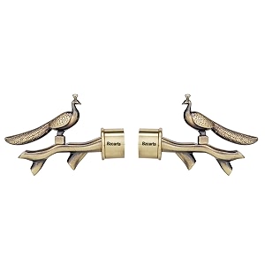 curtain holders and rod brackets set  wall mounted double holder hooks accessories for parda window screen hangers no drill end cap