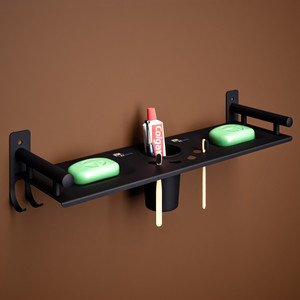 bzcarts black ss 304 bathroom stand  bathroom towel hanger  bathroom accessories matt black towel holder stainless steel
