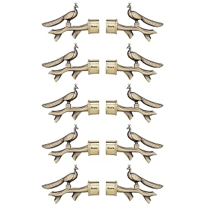 curtain holders and rod brackets set  wall mounted double holder hooks accessories for parda window screen hangers no drill end cap