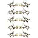 Curtain Holders and Rod Brackets Set – Wall Mounted Double Holder Hooks, Accessories for Parda, Window Screen Hangers, No Drill End Cap
