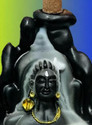BZILO Adiyogi Shiv Backflow Incense Burner with