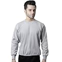 BZR-Men39s Fleece Round Neck Regular Sweatshirt Sw_Rrn_Black_01-L_Black_L1903