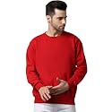 BZR-Men39s Fleece Round Neck Regular Sweatshirt Sw_Rrn_Black_01-L_Black_L1903