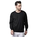 BZR-Men39s Fleece Round Neck Regular Sweatshirt Sw_Rrn_Black_01-L_Black_L1903