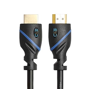 campe 20ft6m high speed hdmi cable male to male with ethernet black 20 feet6 meters supports 4k30hz 3d 1080p and audio return 2 pack cne715186