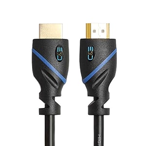 campe 40 ft121 m high speed hdmi cable male to male with ethernet black 40 feet121 meters supports 4k30hz 3d 1080p and audio return cne715773