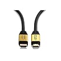 C &amp; E 6ft Ultra 4K HDMI Cable 60Hz HDR, High Speed 18 Gbps 2.0 1.83 m HDMI Cable (Compatible with HDTV, Gold)