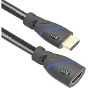 C&amp;E CNE506760 HDMI Extension Cable Male to Female (Pack of 5, Black)