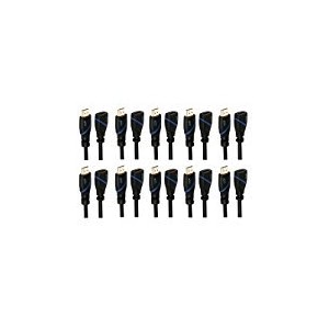 campe cne512853 hdmi extension cable male to female pack of 10 black