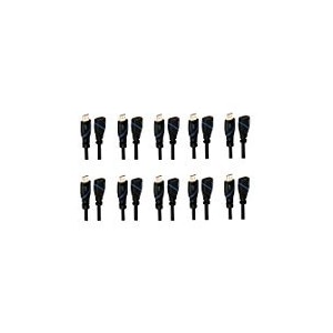 campe cne512976 hdmi cable extension male to female pack of 10 black