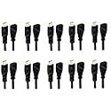 C&amp;E CNE512976 HDMI Cable Extension Male to Female (Pack of 10, Black)