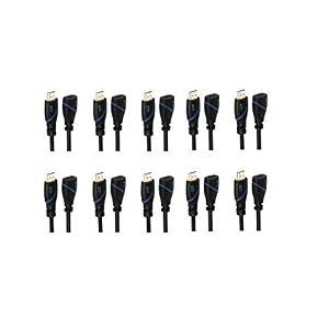 campe cne513911 hdmi extension cable male to female pack of 10 black