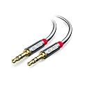 C&amp;E CNE722221 10ft(3M) 3.5mm Aux Male to Male Extension Stereo Audio Cable Grey (10 Feet/3 Meters) Compatible for iPhone, iPad or Smartphones, Tablets, Media Players