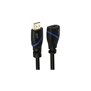 campe cne504698 hdmi extension cable male to female pack of 10 black