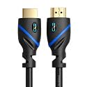 C&amp;E High Speed HDMI Cable Male to Male with ethernet Black (30 Feet/9.1 Meters) Supports 4K @ 30Hz HDMI High Speed 10.2 Gbps-28AWG - Compatible with Xbox PS3 PS4 Pro nVidia AMD Apple TV 4K (2 Pack)