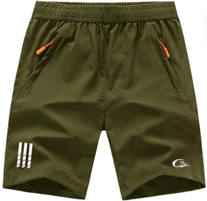 c blue solid men black sports shorts