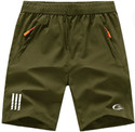 C BLUE Solid Men Black Sports Shorts