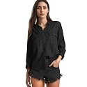 C.Cozami Casual Long Sleeves Double Pocket Women39s