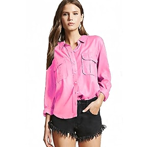 C.Cozami Regular Fit Double Pocket Casual Women