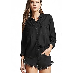 C.Cozami Regular Fit Double Pocket Casual Women